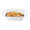 Solid White Rounded Square Disposable Plastic Dessert Bowls - 5 oz. (120 Bowls)